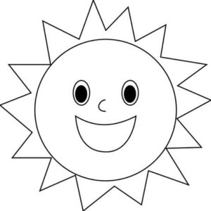 Kreslené sluníčko