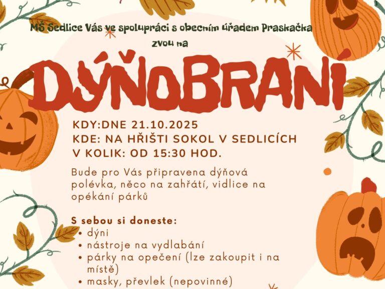Přečtete si více ze článku 21.10.2025 Dýňobraní 2025